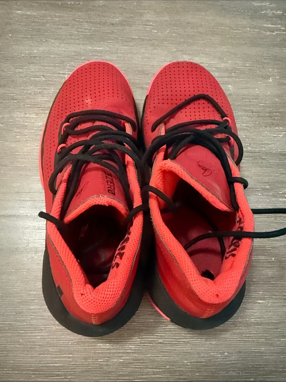 Under Armour Red and Black SC Curry Basketball Shoes